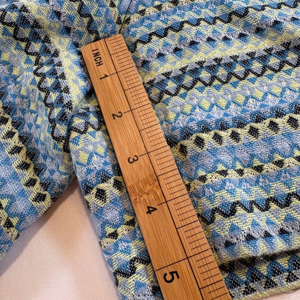 Ann Taylor LOFT Womens Blue‎ Lavender Geometric Print Riviera Shorts Size 0 - Picture 5 of 10